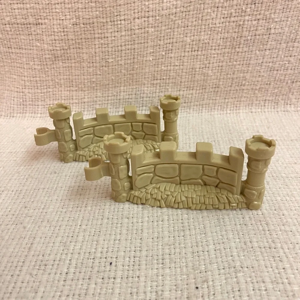 Fisher Price Little People Accessories Stone wall castle fence‎ gate